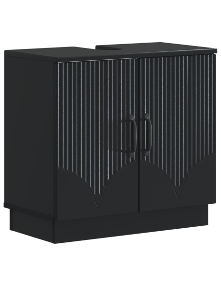 Set di Armadi da Bagno da 2 Pezzi HOORN Nero