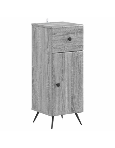 Set di Armadi da Bagno da 2 Pezzi BREDA Sonoma grigio