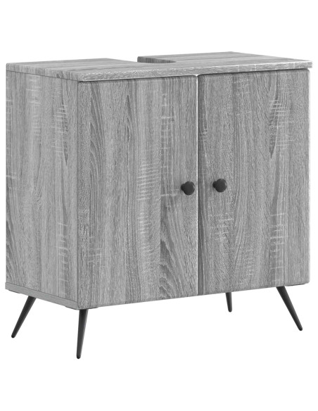 Set di Armadi da Bagno da 2 Pezzi BREDA Sonoma grigio