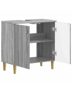 Armadio per Lavabo da Bagno ARNHEM Sonoma grigio 2