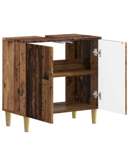 Armadio per Lavabo da Bagno ARNHEM Legno antico