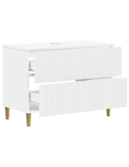 Armadio per Lavabo da Bagno ARNHEM Bianco 82 x 41 x 59 cm