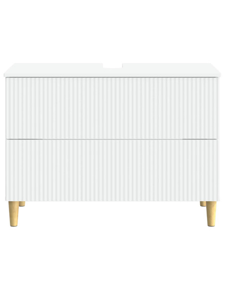 Armadio per Lavabo da Bagno ARNHEM Bianco 82 x 41 x 59 cm