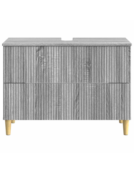 Armadio per Lavabo da Bagno ARNHEM Sonoma grigio