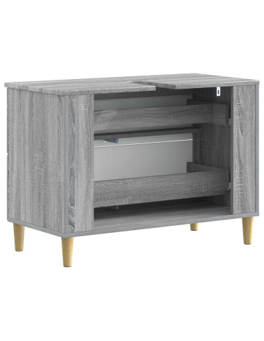 Armadio per Lavabo da Bagno ARNHEM Sonoma grigio