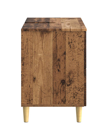Armadio per Lavabo da Bagno ARNHEM Legno antico 82 x 41 x 59 cm