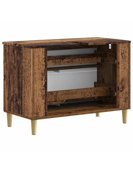 Armadio per Lavabo da Bagno ARNHEM Legno antico 82 x 41 x 59 cm