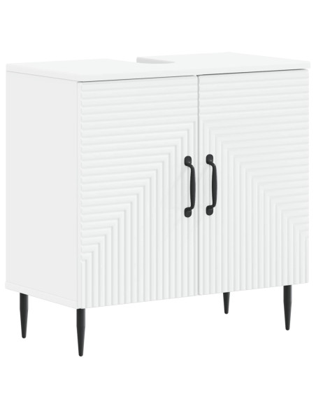 Armadio per Lavabo da Bagno HAARLEM Bianco 59,5 x 31,5 x 59 cm