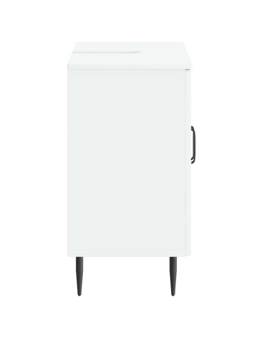 Armadio per Lavabo da Bagno HAARLEM Bianco 59,5 x 31,5 x 59 cm