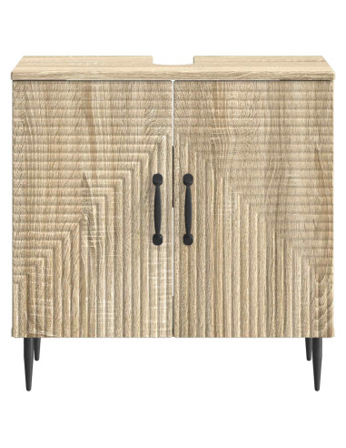 Armadio per Lavabo da Bagno HAARLEM Rovere Sonoma