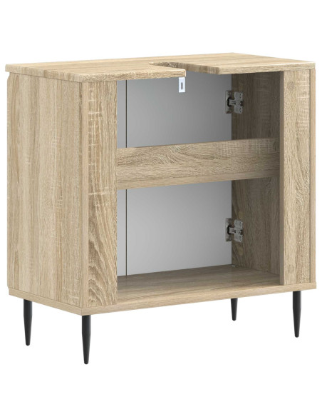 Armadio per Lavabo da Bagno HAARLEM Rovere Sonoma