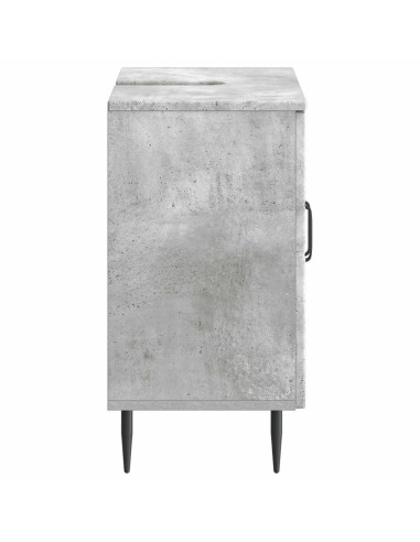 Armadio per Lavabo da Bagno HAARLEM Grigio Cemento