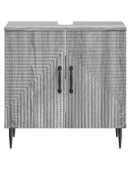 Armadio per Lavabo da Bagno HAARLEM Sonoma grigio