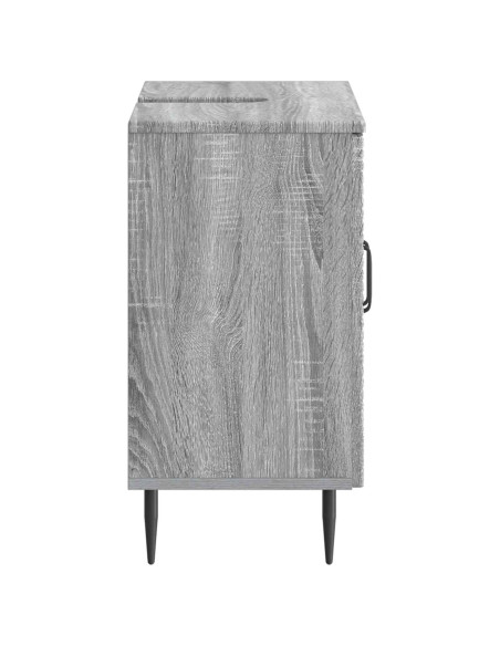 Armadio per Lavabo da Bagno HAARLEM Sonoma grigio