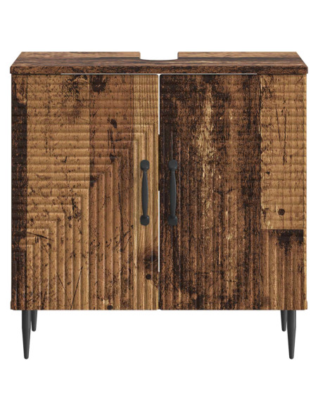 Armadio per Lavabo da Bagno HAARLEM Legno antico