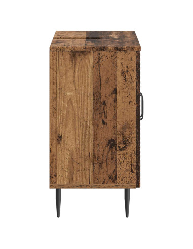 Armadio per Lavabo da Bagno HAARLEM Legno antico