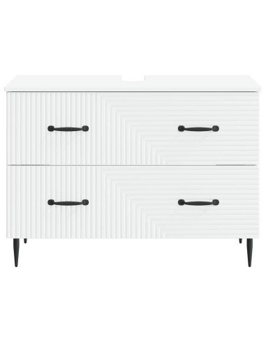 Armadio per Lavabo da Bagno HAARLEM Bianco 82 x 41 x 58,5 cm