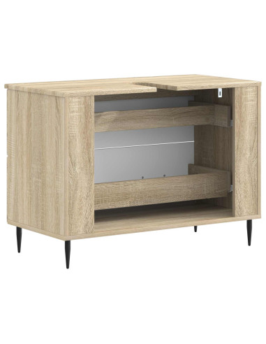 Armadio per Lavabo da Bagno HAARLEM Rovere Sonoma