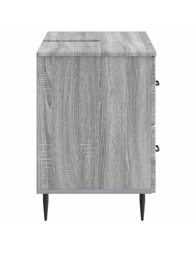 Armadio per Lavabo da Bagno HAARLEM Sonoma grigio
