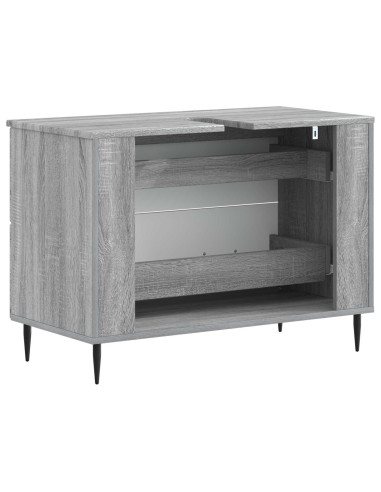 Armadio per Lavabo da Bagno HAARLEM Sonoma grigio