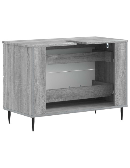 Armadio per Lavabo da Bagno HAARLEM Sonoma grigio