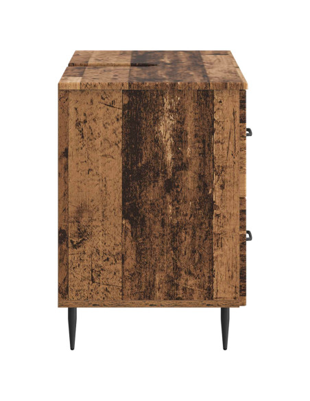 Armadio per Lavabo da Bagno HAARLEM Legno antico