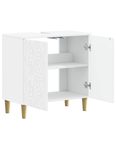 Armadio per Lavabo da Bagno DELFT Bianco 59,5 x 31,5 x 59 cm