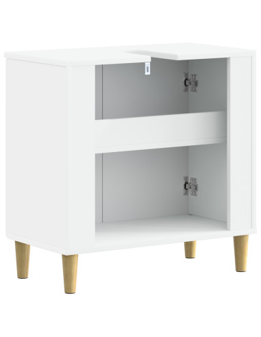 Armadio per Lavabo da Bagno DELFT Bianco 59,5 x 31,5 x 59 cm