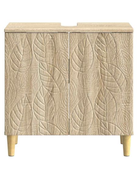 Armadio per Lavabo da Bagno DELFT Rovere Sonoma