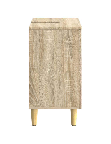 Armadio per Lavabo da Bagno DELFT Rovere Sonoma
