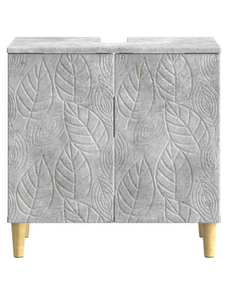 Armadio per Lavabo da Bagno DELFT Grigio Cemento
