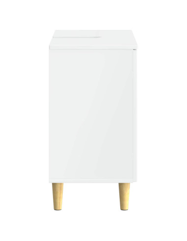 Armadio per Lavabo da Bagno DELFT Bianco Lucido