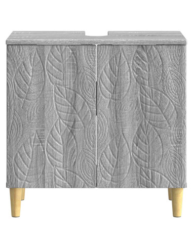 Armadio per Lavabo da Bagno DELFT Sonoma grigio