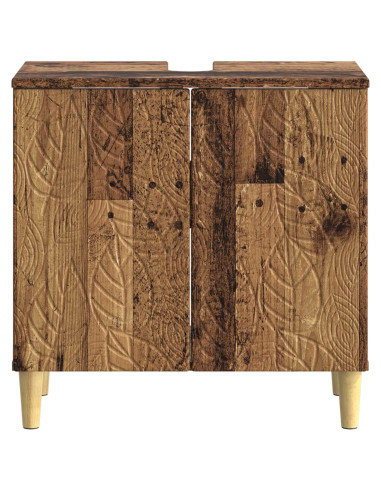Armadio per Lavabo da Bagno DELFT Legno antico
