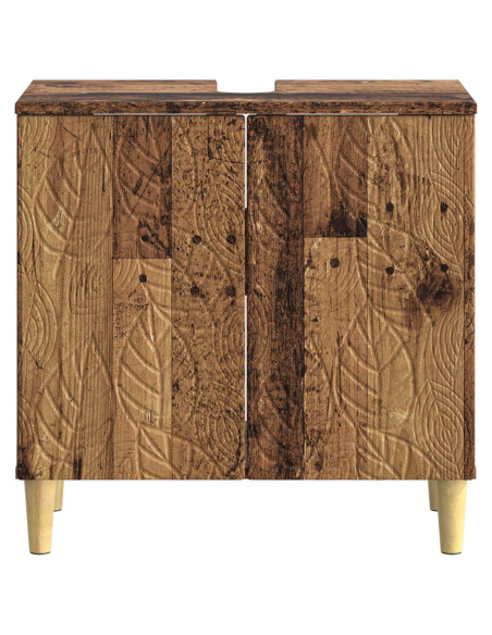 Armadio per Lavabo da Bagno DELFT Legno antico