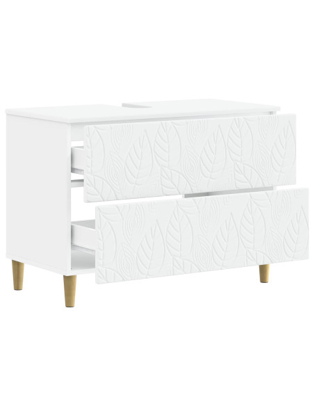Armadio per Lavabo da Bagno DELFT Bianco 82 x 41 x 59 cm