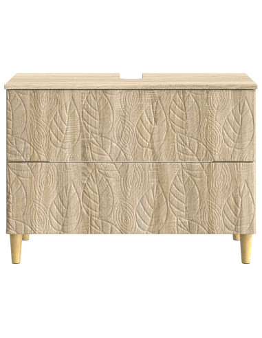 Armadio per Lavabo da Bagno DELFT Rovere Sonoma 82 x 41 x 59 cm