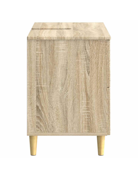 Armadio per Lavabo da Bagno DELFT Rovere Sonoma 82 x 41 x 59 cm