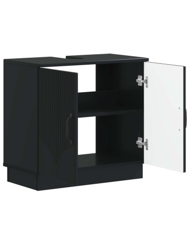 Armadio per Lavabo da Bagno HOORN Nero 59,5 x 31,5 x 56 cm
