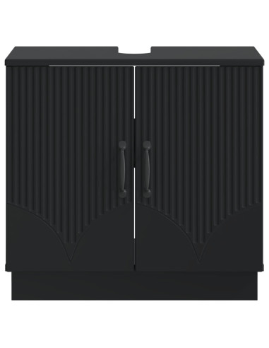 Armadio per Lavabo da Bagno HOORN Nero 59,5 x 31,5 x 56 cm