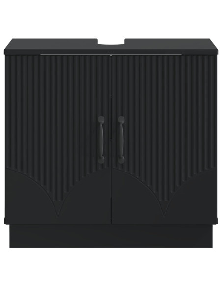 Armadio per Lavabo da Bagno HOORN Nero 59,5 x 31,5 x 56 cm