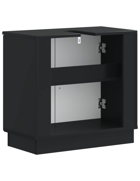 Armadio per Lavabo da Bagno HOORN Nero 59,5 x 31,5 x 56 cm