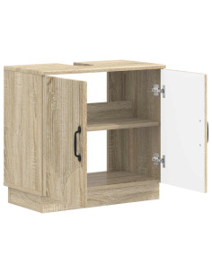 Armadio per Lavabo da Bagno HOORN Rovere Sonoma 2