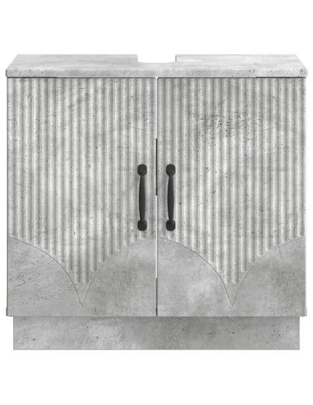Armadio per Lavabo da Bagno HOORN Grigio Cemento