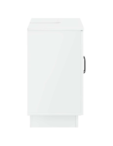 Armadio per Lavabo da Bagno HOORN Bianco Lucido