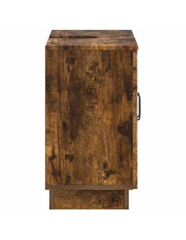 Armadio per Lavabo da Bagno HOORN Rovere Fumo