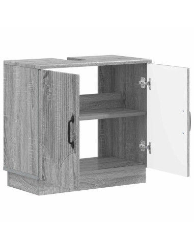Armadio per Lavabo da Bagno HOORN Sonoma grigio