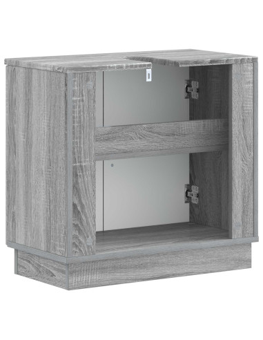Armadio per Lavabo da Bagno HOORN Sonoma grigio