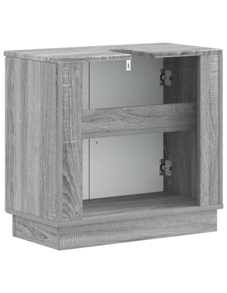 Armadio per Lavabo da Bagno HOORN Sonoma grigio