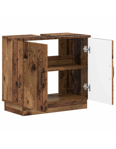 Armadio per Lavabo da Bagno HOORN Legno antico